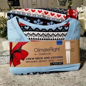 Nwts Women's size XXL 2 piece Climateright Thermal Set